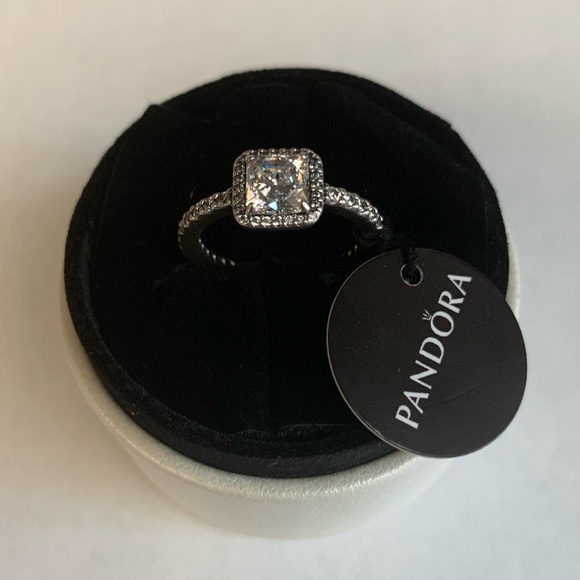 Pandora square sparkle ring - Picture 2 of 5